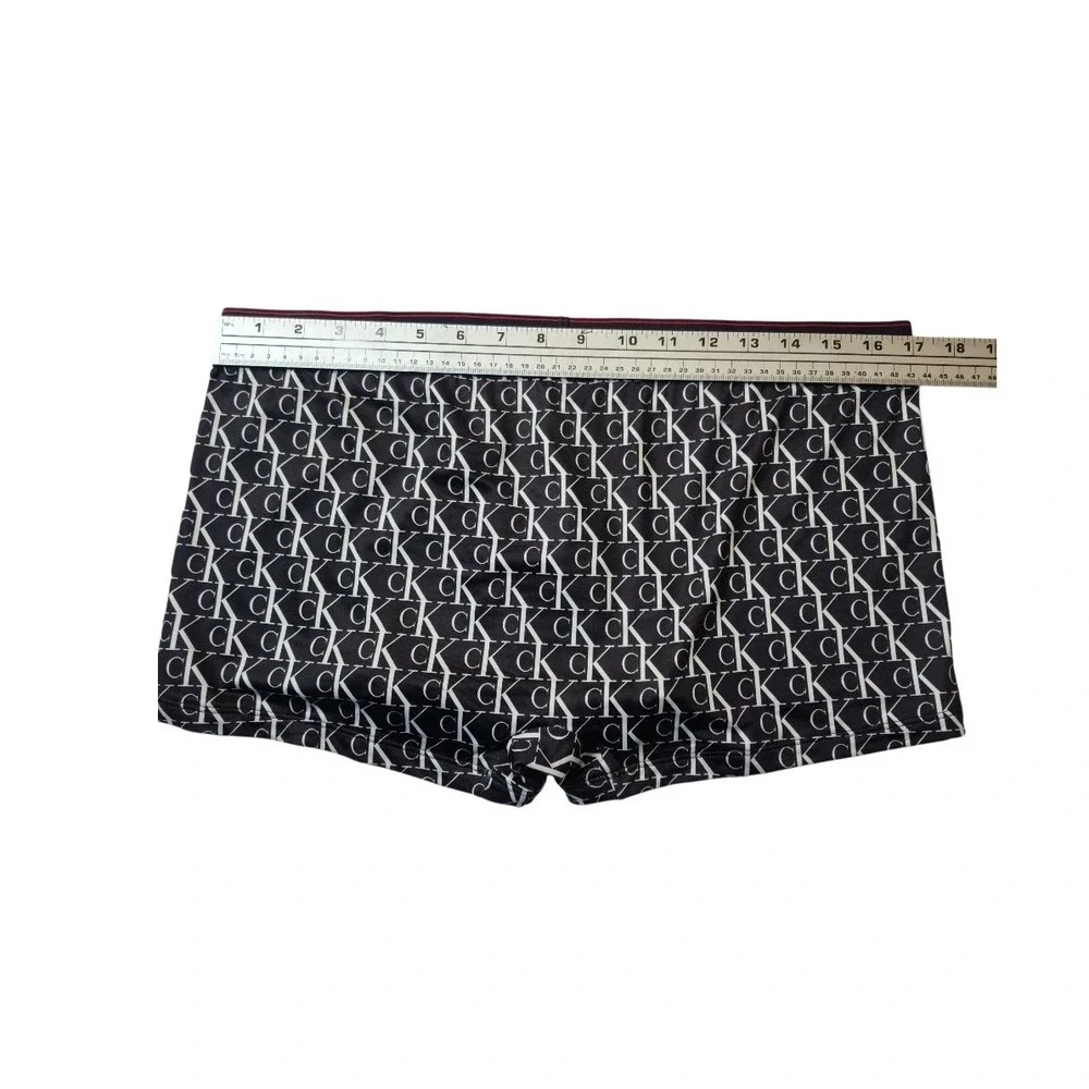 Calvin Klein Men's Low Rise Trunk Graphic Monogram Microfiber Stretch Size XL